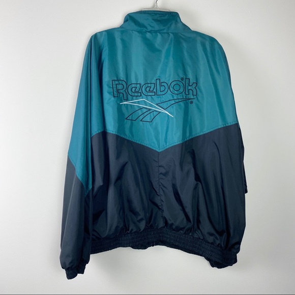 REEBOK 90s Vintage Mens Windbreaker Track Jacket - Picture 1 of 5